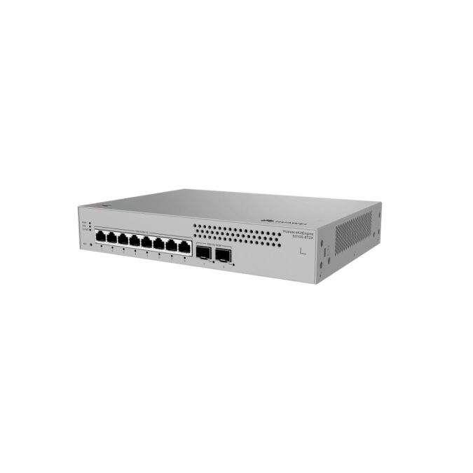 Коммутатор, Huawei, S310S-8T2X, Управляемый L2+, 8*10/100/1000BASE-T, 2*10GE SFP+, Стоечный