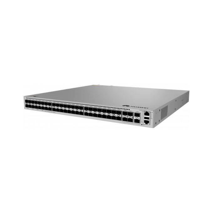 Коммутатор, Huawei eKit, S530-48S4XE, управляемый L3, оптический, 48xGE SFP, 4x10GE SFP+, 2x10GE Stack, 216 Гбит/с, 160 Mpps, VLAN, QoS, ACL, SNMP, 1+1 AC, 1U