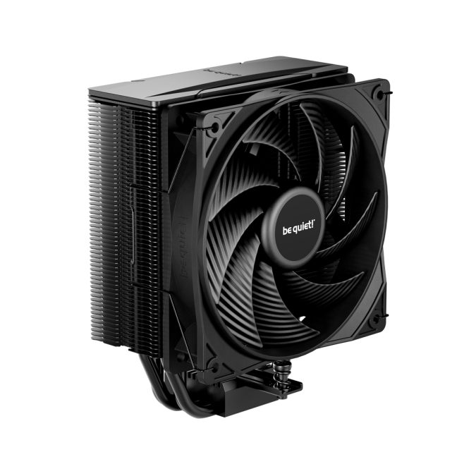 Кулер для процессора,Bequiet!, Pure Rock 3 Black, BK039, Intel: 1851/1700/1200/1150/1151/1155, AMD: AM5/AM4, TDP 190W, 120мм 	Pure Wings 3 PWM, 2000 об.мин, 59.6/101.2 CFM, 31.2 dB(A), 71*124*154мм, Черный