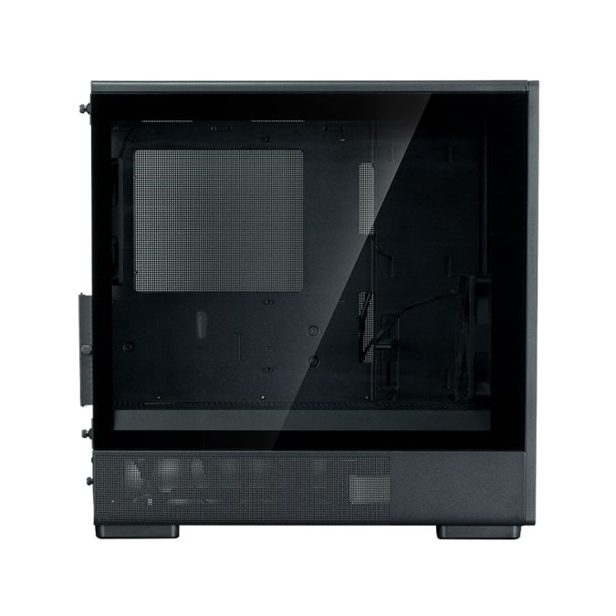 Компьютерный корпус, Zalman, P10 NAMU Black, Mini Tower, mATX/Mini-ITX, USB 3.01/USB Type-C1, HD Audio, 3120мм вентиляторы, Высота процессорного куллера до 173 мм, Длина VGA до 340 мм, Кол-во отсеков 23.5"/3*2.5", 423х216х422 мм, Без Б/П, Черный