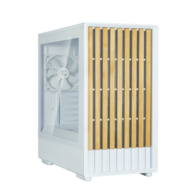 Компьютерный корпус, Zalman, P10 NAMU White, Mini Tower, mATX/Mini-ITX, USB 3.01/USB Type-C1, HD Audio, 3120мм вентиляторы, Высота процессорного куллера до 173 мм, Длина VGA до 340 мм, Кол-во отсеков 23.5"/3*2.5", 423х216х422 мм, Без Б/П, Белый