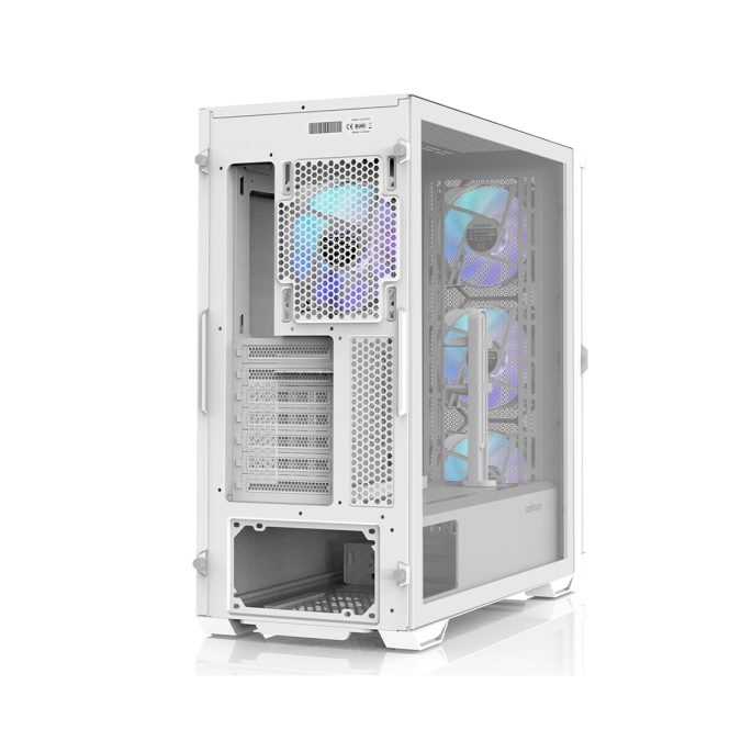 Компьютерный корпус, Zalman, Z10 DUO White, Mid Tower, E-ATX/ATX/mATX/Mini-ITX, USB 3.02, USB Type-C1, HD Audio/Mic, 4 вентилятора 120 мм с ARGB подсветкой, Высота процессорного кулера до 173 мм, Длина видеокарты до 395 мм, Количество отсеков 23.5"/22.5", размеры 220481488 мм, Без Б/П, Белый