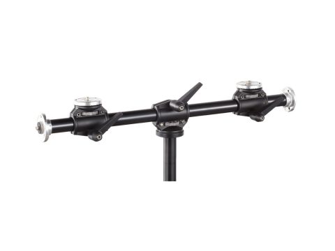 Крепление, Godox, LSA-10, тип Dual mount arm, Резьба 1/4", 3/8", длина в сложенном виде 57.5, чёрный