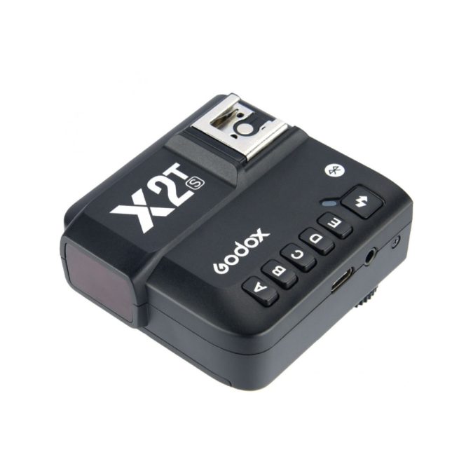Радиосинхронизатор, Godox, X2T-C, TTL для Canon, 2*АА батареи, радиус до 100м, 32 канала, с жк дисплеем