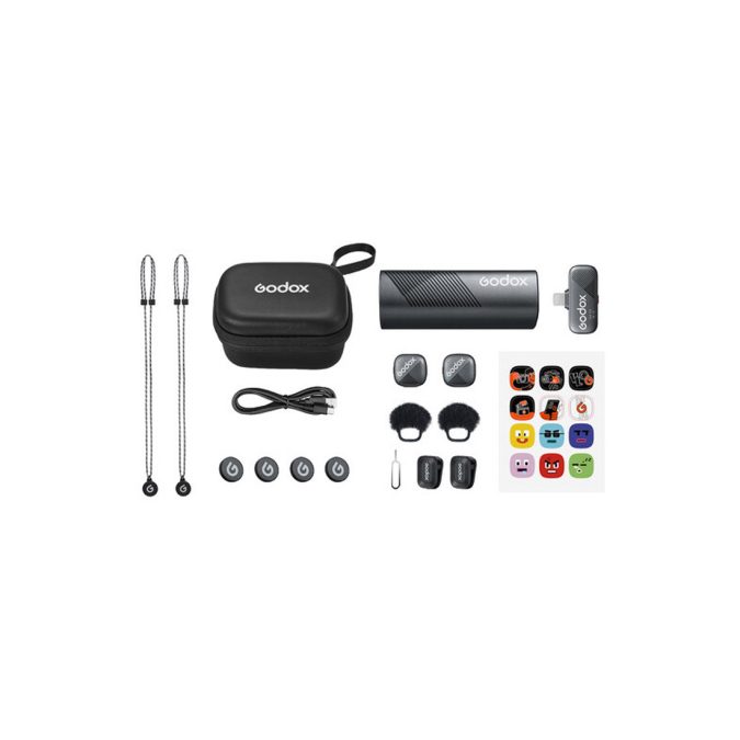 Микрофонная система, Godox, Cube SC Kit2, до 300 м