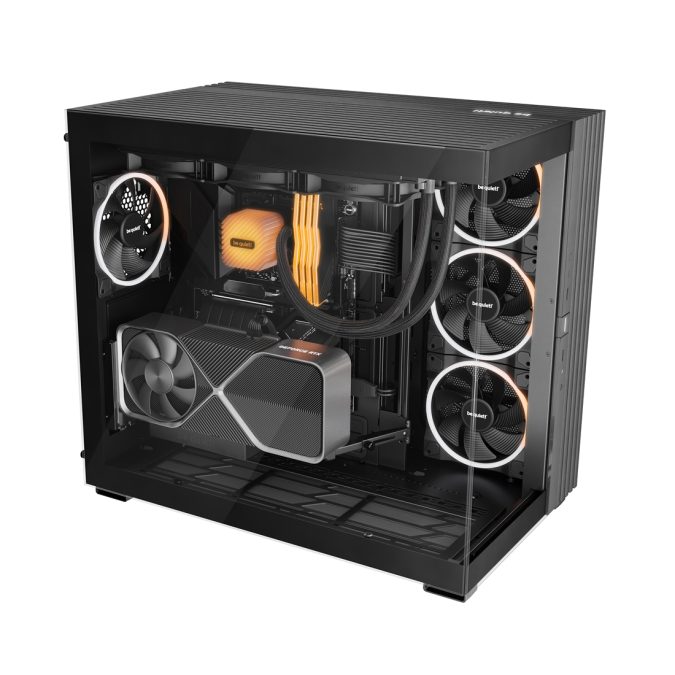 Компьютерный корпус, Bequiet!, LIGHT BASE 900 DX Black, BGW69, Без Б/П, ATX PS/2, E-ATX/ ATX/ M-ATX/ Mini-ITX, 2xUSB 3.0, USB 3.1 Gen 2 Type C, Mic+Audio, Midi Tower, Чёрный