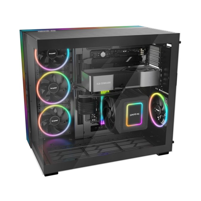 Компьютерный корпус, Bequiet!, LIGHT BASE 900 DX Black, BGW69, Без Б/П, ATX PS/2, E-ATX/ ATX/ M-ATX/ Mini-ITX, 2xUSB 3.0, USB 3.1 Gen 2 Type C, Mic+Audio, Midi Tower, Чёрный