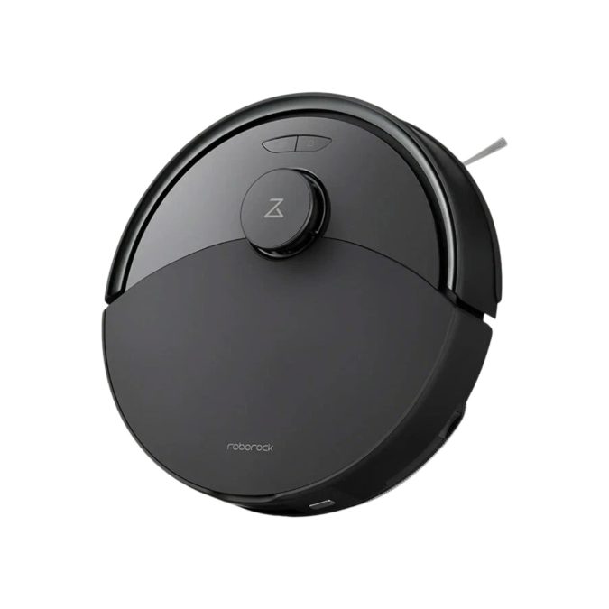 Робот-пылесос, Roborock, Q8 Max Pro+ (RRA1TAL), с зарядным устройством и автовыгрузкой мусора, Вес , LiDAR навигация,Структурный свет, 10000 Па, Автономная работа 3 ч, Аккумулятор 5200 мАч, Тип швабры Плоская швабра (подьемная), Уровень шума 67 дБ, Черный