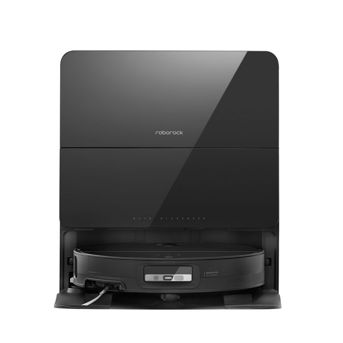 Робот-пылесос, Roborock, S9 MaxV Ultra (S90VER), с Док-станцией для автовыгрузки мусора мойки и наполнения, LDS навигация + 3D структурированный свет + RGB камера, 22000 Па, Обслуживаемая площадь: сухая (270 кв.м) влажная (100 кв.м), Автономная работа 3 ч, Аккумулятор 6200 мАч, Время зарядки до 4 ч, Уровень шума 67 дБ, Голосовое управление, Черный