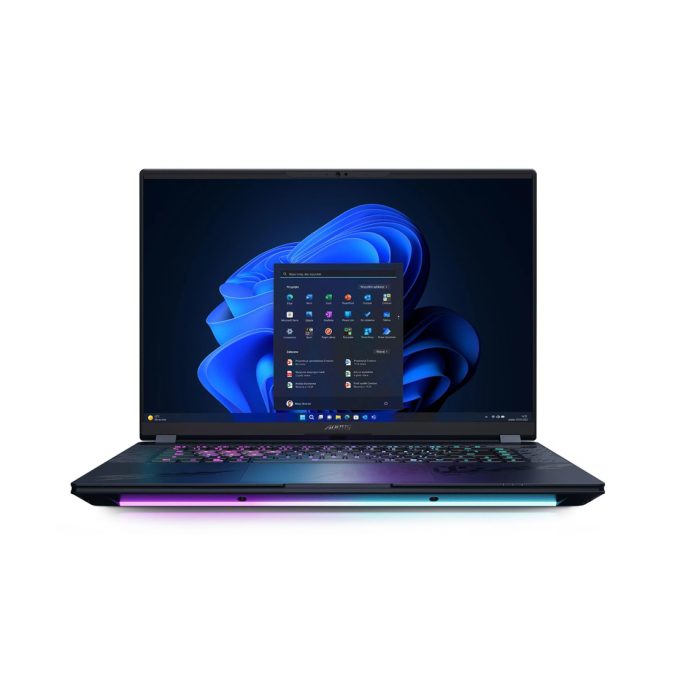 Ноутбук, Gigabyte, AORUS Master 16 BYHC5KZE64SP,16", QHD 2560x1600, OLED, 240Hz, Ultra9-275HX, 32GB DDR5, 1TB SSD Gen4, NVIDIA GeForce RTX5080, 16GB GDDR7, Win11Pro, Черный