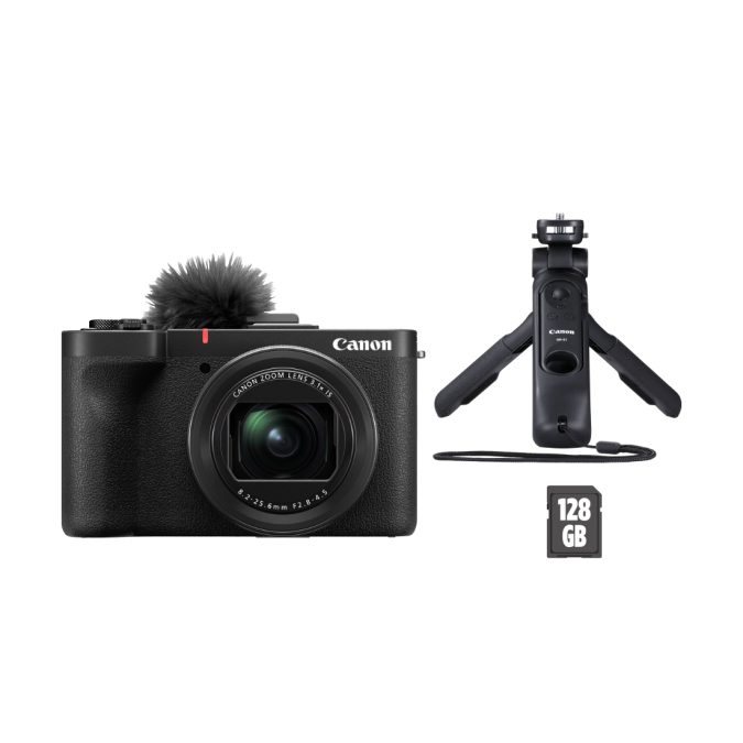 Цифровой фотоаппарат, Canon, PowerShot V1 PREMIUM VLOGGER KIT, 6390C006AA