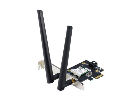 Беспроводной сетевой адаптер, ASUS, PCE-BE92BT, WiFi 7, 802.11be, 2,4 ГГц / 5 ГГц / 6 ГГц, BE9400, Bluetooth 5.4,