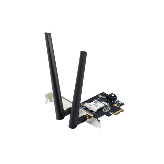 Беспроводной сетевой адаптер, ASUS, PCE-BE92BT, WiFi 7, 802.11be, 2,4 ГГц / 5 ГГц / 6 ГГц, BE9400, Bluetooth 5.4,