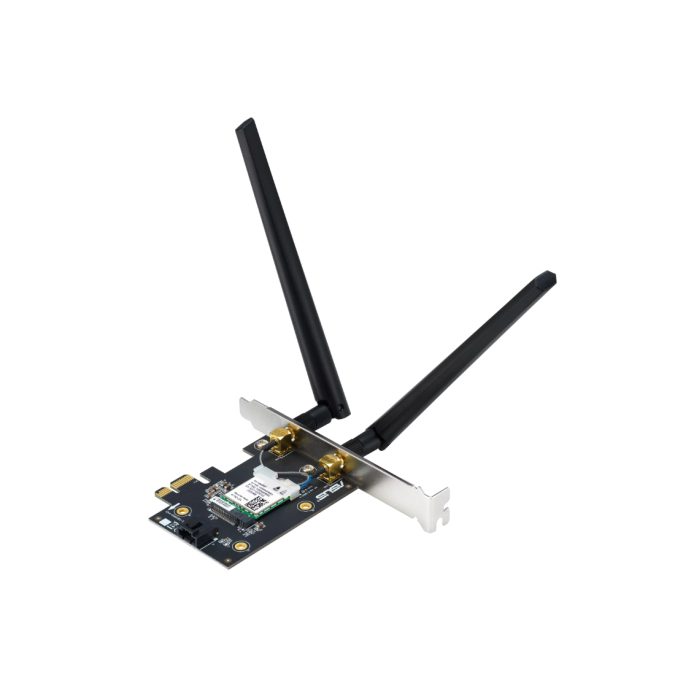 Беспроводной сетевой адаптер, ASUS, PCE-BE92BT, WiFi 7, 802.11be, 2,4 ГГц / 5 ГГц / 6 ГГц, BE9400, Bluetooth 5.4,