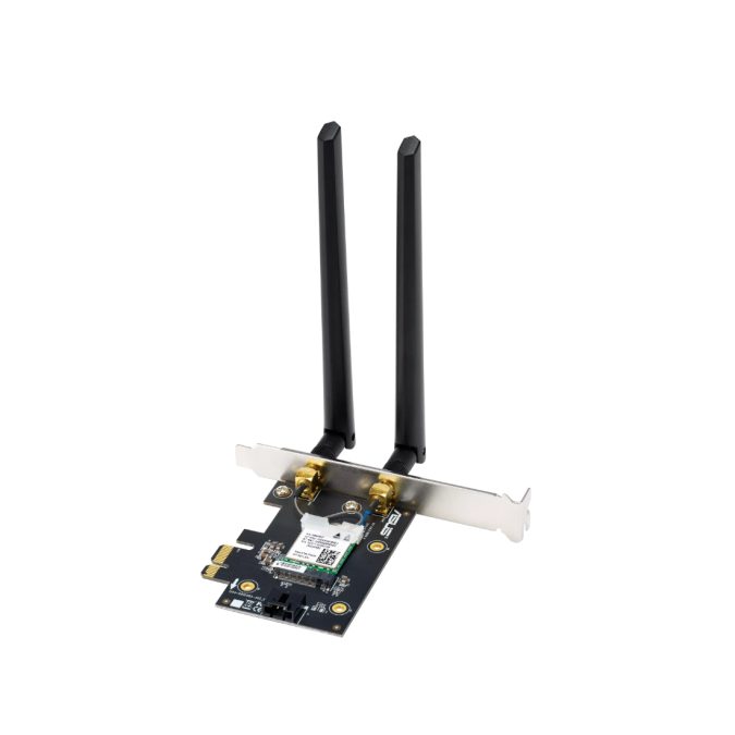 Беспроводной сетевой адаптер, ASUS, PCE-BE92BT, WiFi 7, 802.11be, 2,4 ГГц / 5 ГГц / 6 ГГц, BE9400, Bluetooth 5.4,