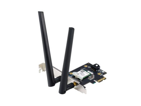 Беспроводной сетевой адаптер, ASUS, PCE-BE6500, WiFi 7, 802.11be, 2,4 ГГц / 5 ГГц / 6 ГГц, BE6500, Bluetooth 5.4,