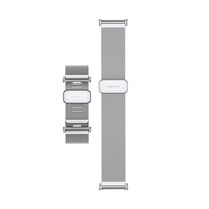 Сменный браслет, Xiaomi, Milanese Quick Release Strap, M2306AS1/BHR8012GL, Совместим с band 8 Pro/9 ProRedmi Watch 4/5, Серебристый