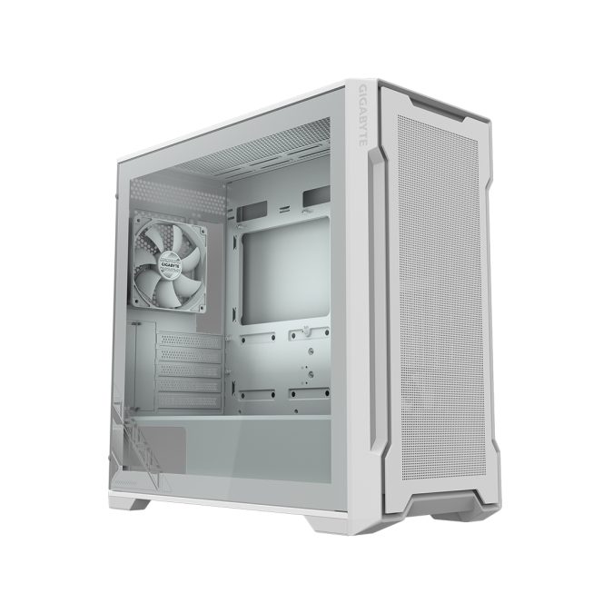Компьютерный корпус, Gigabyte, C102 GLASS (GB-C102GI) 4719331554842, Micro ATX / Mini ITX, 2*USB3.0, HD-Audio+Mic, 2*Кулер 12см, H450*W210*D450 мм, Без Б/П, Белый