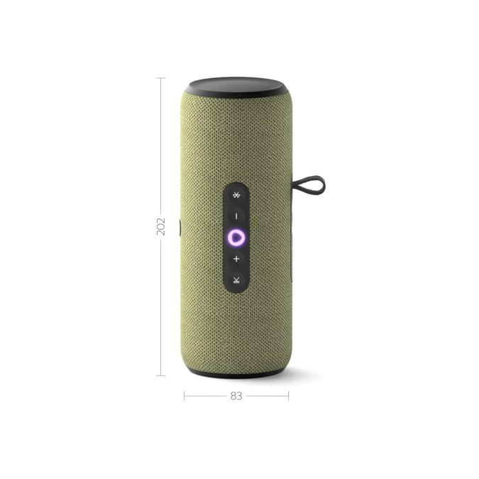 Портативная умная колонка, Яндекс, YNDX-00030GRN, Яндекс Станция Стрит с Алисой, 30 Вт, 3 микрофона, 80 - 20 000 Гц, Wi-Fi (2,4–5 ГГц), Bluetooth 5.0, Зеленый