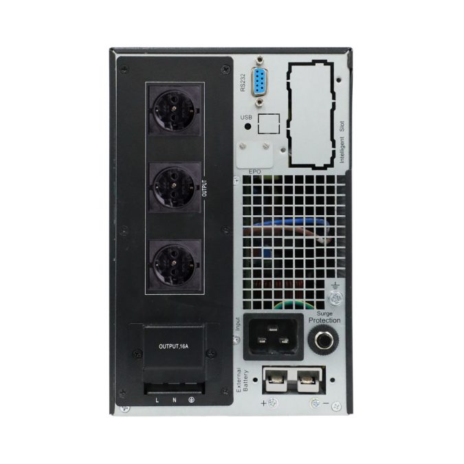 Источник бесперебойного питания, SVC, PTX-2KLN-LCD, Мощность 2000ВА/2000Вт, PTX-серия, On-Line, LCDИнтелектальный слотUSBRS-232, USB порт, Диапазон работы AVR: 110-300В, Батареи: 6 шт., не поставляются в комплекте, внешнее подключение, 2 вых. Shuko CEE7, Чёрный, замена модели PTX-2KL-LCD