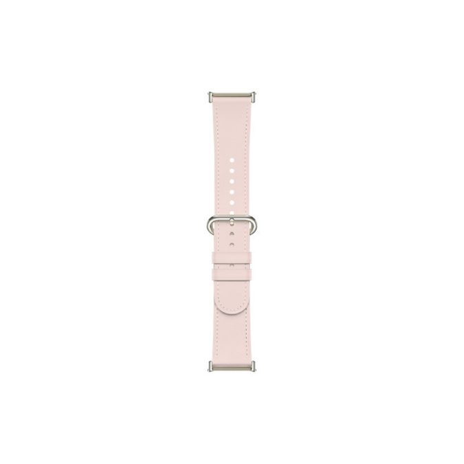 Кожаный сменный браслет, Xiaomi, Leather Quick Release Strap , M2415AS1/BHR9570GL, Совместим с band 8 Pro/9 ProRedmi Watch 4/5, Розовый