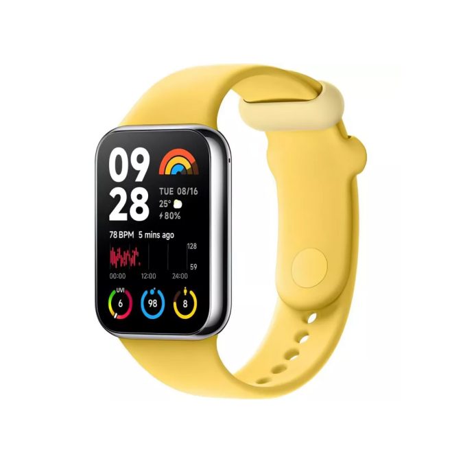 Сменный браслет, Xiaomi, TPU Quick Release Strap, M2304AS1/BHR8010GL, Совместим с band 8 Pro/9 ProRedmi Watch 4/5, Желтый