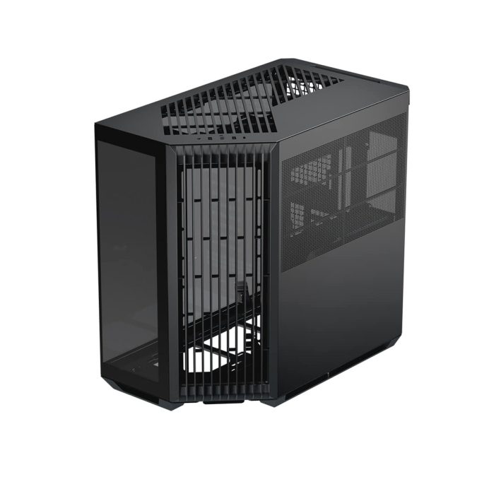 Компьютерный корпус, Aerocool, APNX V1 (V1-BK-v1), ATX/Micro ATX, USB 1*Type C/2*3.2, HD-Audio+Mic, Высота процессорного кулера до 170 мм, Длина VGA до 395мм, 2*3.5"/6*2.5", Толщина 0,8мм, 485.5x290x500мм, Без Б/П, Чёрный