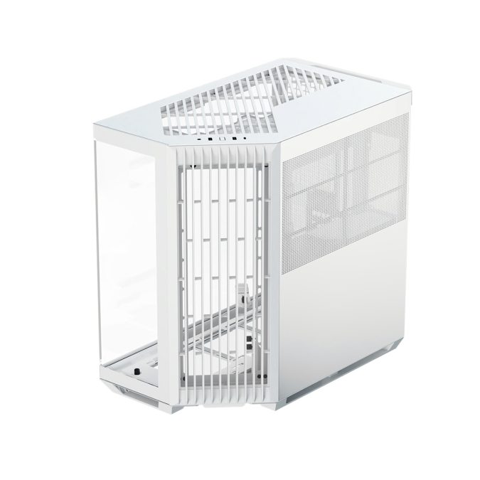 Компьютерный корпус, Aerocool, APNX V1 W (V1-WT-v1), ATX/Micro ATX, USB 1*Type C/2*3.2, HD-Audio+Mic, Высота процессорного кулера до 170 мм, Длина VGA до 395мм, 2*3.5"/6*2.5", Толщина 0,8мм, 485.5x290x500мм, Без Б/П, Белый