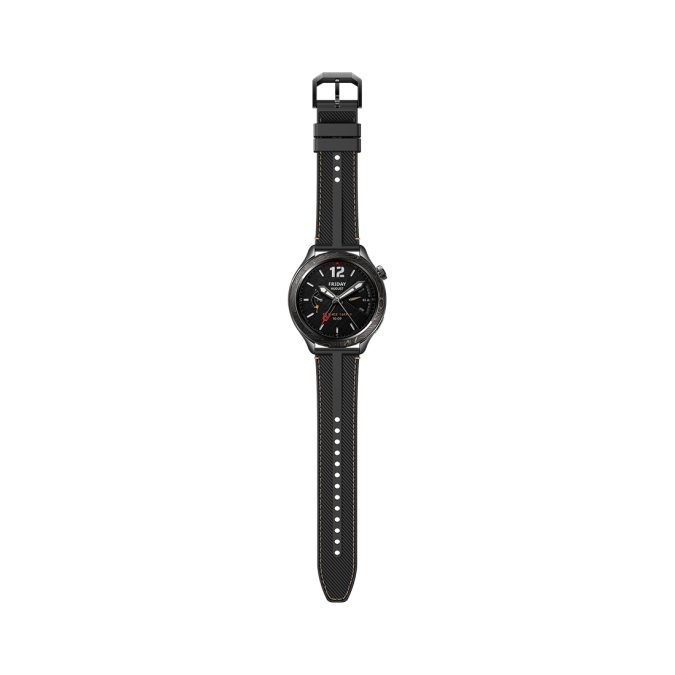 Комплект из ремешка и безеля для часов, Xiaomi, Watch S4 Bezel and Strap Kit-Midnight Carbon, M2450AS1/BHR9908GL, Карбон