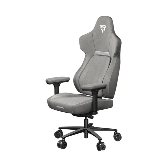 Игровое компьютерное кресло, ThunderX3, CORE-Loft Grey, Тканное покрытие, (Ш)72*(Г)55*(В)134(144) см, Серый