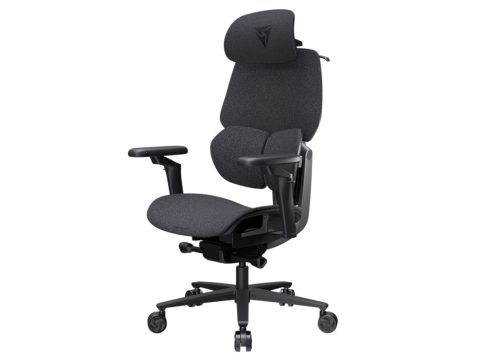 Игровое компьютерное кресло, ThunderX3, FLEX Pro-Loft Dark Grey, Тканное покрытие, (Ш)85*(Г)50*(В)120(140) см, Тёмно-серый