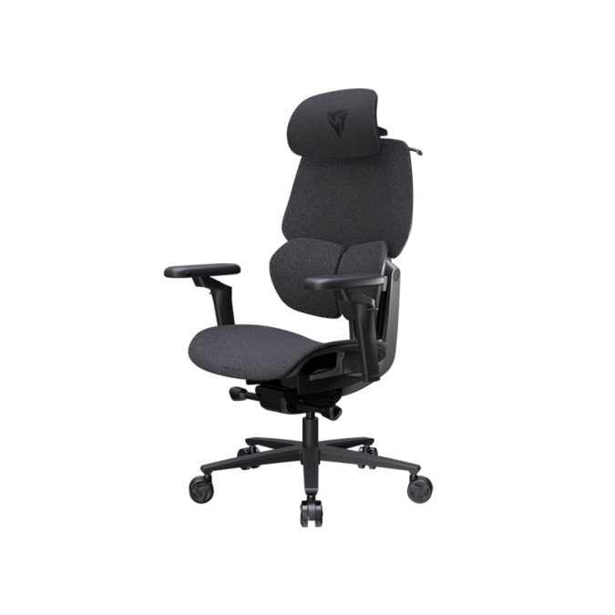 Игровое компьютерное кресло, ThunderX3, FLEX Pro-Loft Dark Grey, Тканное покрытие, (Ш)85*(Г)50*(В)120(140) см, Тёмно-серый