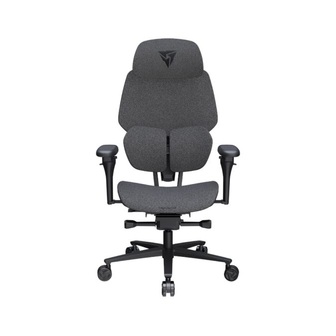 Игровое компьютерное кресло, ThunderX3, FLEX Pro-Loft Dark Grey, Тканное покрытие, (Ш)85*(Г)50*(В)120(140) см, Тёмно-серый