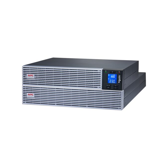 Источник бесперебойного питания, APC, Easy UPS SRVL1KRILRK, Комплект: SRVLPM1KRIL-1шт, SRVL48RMBP2U-1шт, SRVRK1-2шт, Li-Ion батареи, Онлайн, Мощность 1000ВА/900Вт, Стоечный 4U, 230В, Вых:6x IEC C13, Intelligent Card Slot, LCD, Extended Runtime, W/ rail kit, Чёрный