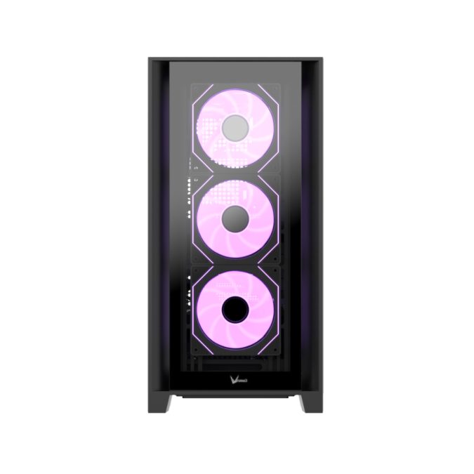 Компьютерный корпус, Formula V, Air Power G8 Cosmic Black, ATX/micro ATX/mini-ITX, USB Type C*1/3.0*2, HD-Audio, Кулер 5*120мм ARPW, Высота процессорного кулера до 178мм, Длина VGA до 420мм, 1*3.5"/3*2.5", Толщина 0,5мм, 480x235x470мм, Без Б/П, Чёрный