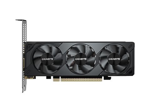 Видеокарта, Gigabyte, RTX5060 OC Low Profile 8G (GV-N5060OC-8GL) 4719331356422, GDDR7, 128bit, 1-HDMI, 3-DP, 3X Fan, 182*69*36 мм, Цветная коробка