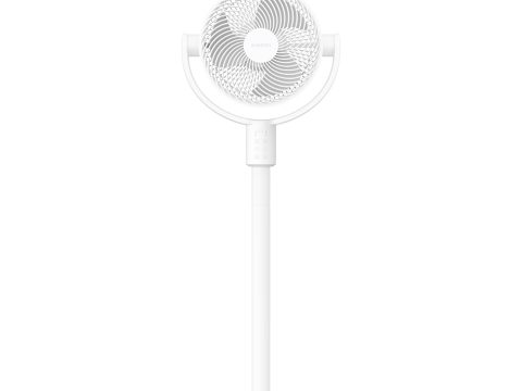 Вентилятор напольный, Xiaomi, Smart Standing Air Circulation Fan (BPLDS11DM), Потребляемая мощность 18 Вт, , Уровень шума 61 дБ, Таймер, Защита от детей, Управление механическое, через приложение, Белый