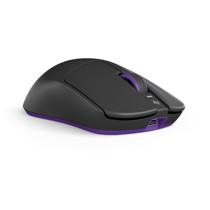 Компьютерная мышь, Dark Project, DPP_Novus_PRO_BB, Novus Pro, Игровая, Оптическая, 26000dpi, 650 IPS, 6 кнопок, Беспроводная, USB, 2,4 ГГц, Чёрно-Фиолетовый