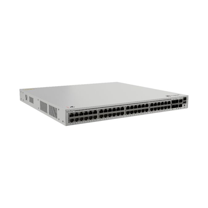 Коммутатор, Huawei eKit, S530-48T4XE, управляемый L3, 48xGE RJ45, 4x10GE SFP+, 2x10GE Stack, 216 Гбит/с, 160 Mpps, VLAN, QoS, ACL, SNMP, 1+1 AC, 1U