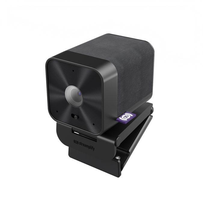 Веб-Камера, Streamplify, CAM-G-QHD-4M30-BK, 2560x1440, 2.0Mpx, 80 градусов, Микрофон, Автофокус, USB 2.0 Type A, Длина кабеля: 150 см, Крепление: зажим, Черный