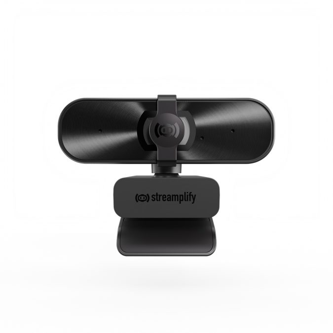 Веб-Камера, Streamplify, CAM-MINI-FHD-2M60-BK, 1920x1080, 2.0Mpx, 80 градусов, USB 2.0 Type A, Микрофон, Автофокус, Кабель: 150см, Крепление: зажим, Черный
