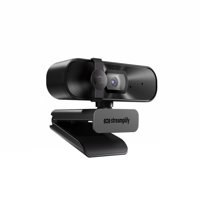 Веб-Камера, Streamplify, CAM-MINI-FHD-2M60-BK, 1920x1080, 2.0Mpx, 80 градусов, USB 2.0 Type A, Микрофон, Автофокус, Кабель: 150см, Крепление: зажим, Черный