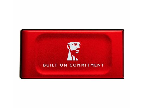 Внешний SSD диск, Kingston, XS1000, SXS1000R/2000GA, 2TB, USB-C, Красный