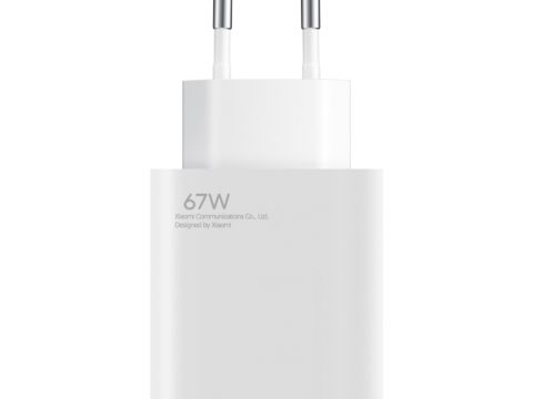 Адаптер питания, Xiaomi, BHR9465EU/MDY-12-EH, 67W HyperCharge Combo (Type-A), ( в комлпекте кабель Type-c), 100-240В, 50/60 Гц, 1,7 А, 5 В - 3 В / 9 В - 3 А / 11 В - 6 А макс / 20 В - 6 А , Белый