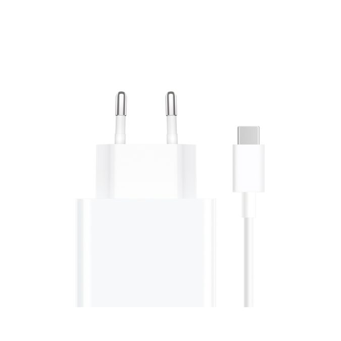 Адаптер питания, Xiaomi, BHR9465EU/MDY-12-EH, 67W HyperCharge Combo (Type-A), ( в комлпекте кабель Type-c), 100-240В, 50/60 Гц, 1,7 А, 5 В - 3 В / 9 В - 3 А / 11 В - 6 А макс / 20 В - 6 А , Белый