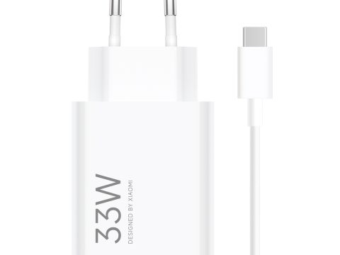 Адаптер питания, Xiaomi, 33W Charging Combo (Type-A), BHR9956EU/MDY-16-EF, 100–240В, 50/60Гц, 0,8А, Белый