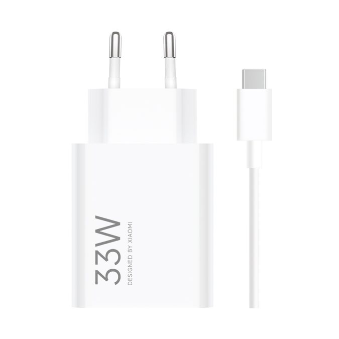 Адаптер питания, Xiaomi, 33W Charging Combo (Type-A), BHR9956EU/MDY-16-EF, 100–240В, 50/60Гц, 0,8А, Белый