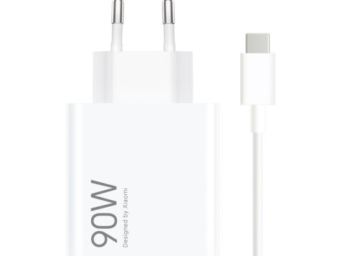 Адаптер питания, Xiaomi, 90W HyperCharge Combo (Type-A), BHR07ZBEU/MDY-15-EK, 3,6-5,0 В  3,0 А (15,0 Вт макс.) / 5,0-20,0 В - 6,1-4,5 А (90,0 Вт макс.), Белый