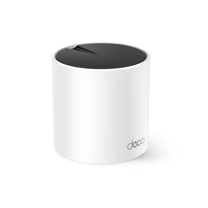 Беспроводная MESH-система Wi-Fi, TP-Link, Deco X55(1-pack), 2,4 ГГц/5 ГГц, 802.11a/b/g/n/ac/ax, AX3000, WI-FI 6, 3 порта 10/100/1000M WAN/LAN, 1 модуль в комплекте
