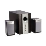 Акустическая система, Microlab, M890BT, 2.1, 64Вт (5W*2 + 12W*2 + 30W), Выход 2RCA, FM радио, SD, USB, Bluetooth 5.3, Коричневый